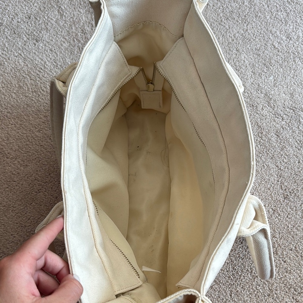 St. Tropez Cream Tote Bag - Picture 4 of 7